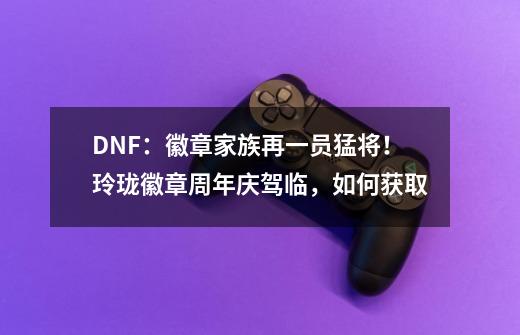DNF:徽章家族再一员猛将!玲珑徽章周年庆驾临,如何获取-第1张-游戏信息-龙启网