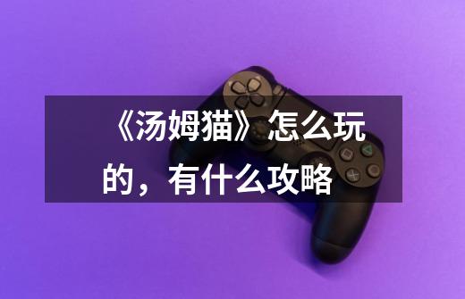 《汤姆猫》怎么玩的,有什么攻略-第1张-游戏信息-龙启网