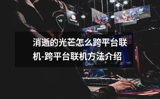 消逝的光芒怎么跨平台联机-跨平台联机方法介绍-第1张-游戏信息-龙启网