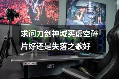 求问刀剑神域买虚空碎片好还是失落之歌好-第1张-游戏信息-龙启网