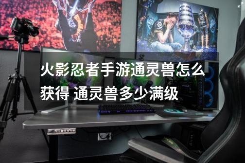 火影忍者手游通灵兽怎么获得 通灵兽多少满级-第1张-游戏信息-龙启网