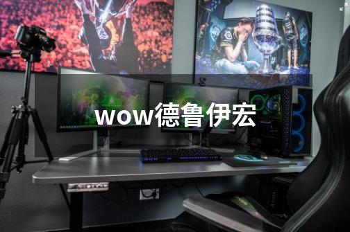 wow德鲁伊宏-第1张-游戏信息-龙启网