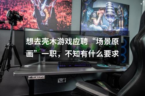 想去壳木游戏应聘“场景原画”一职,不知有什么要求-第1张-游戏信息-龙启网