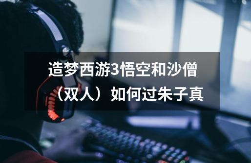 造梦西游3悟空和沙僧(双人)如何过朱子真-第1张-游戏信息-龙启网