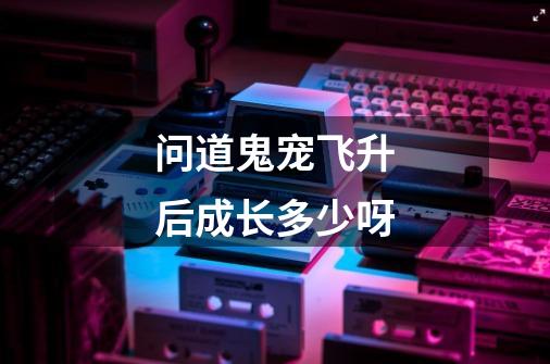 问道鬼宠飞升后成长多少呀-第1张-游戏信息-龙启网