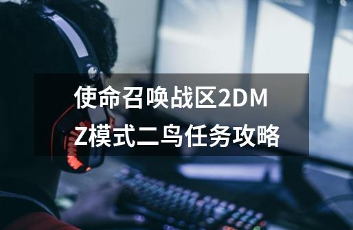 使命召唤战区2DMZ模式二鸟任务攻略-第1张-游戏信息-龙启网
