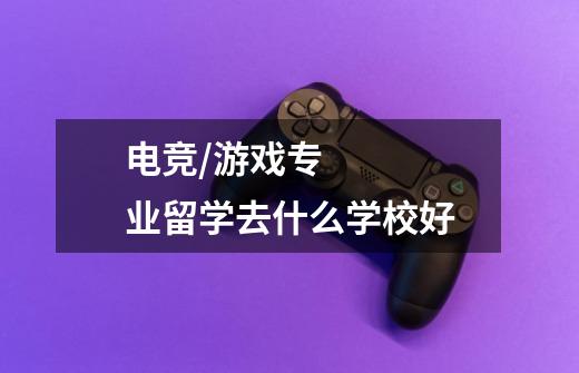 电竞/游戏专业留学去什么学校好-第1张-游戏信息-龙启网