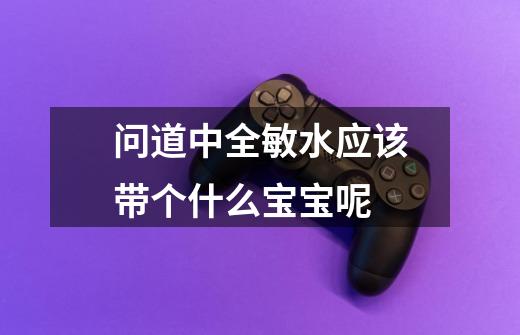 问道中全敏水应该带个什么宝宝呢-第1张-游戏信息-龙启网