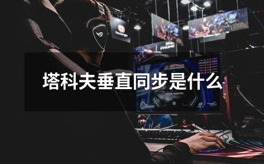塔科夫垂直同步是什么-第1张-游戏信息-龙启网