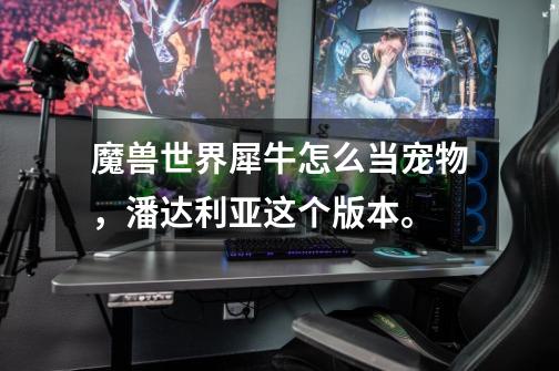 魔兽世界犀牛怎么当宠物,潘达利亚这个版本。-第1张-游戏信息-龙启网