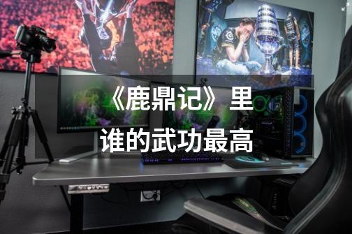 《鹿鼎记》里谁的武功最高-第1张-游戏信息-龙启网