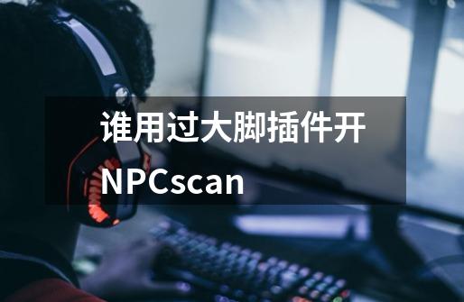 谁用过大脚插件开NPCscan-第1张-游戏信息-龙启网