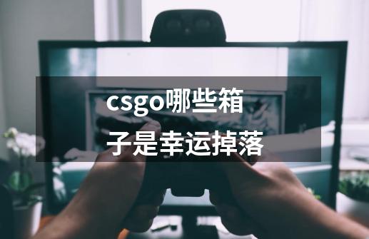 csgo哪些箱子是幸运掉落-第1张-游戏信息-龙启网