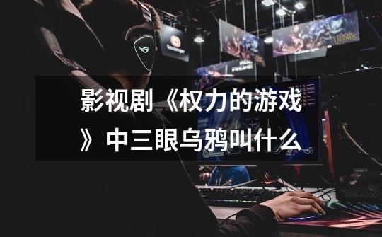 影视剧《权力的游戏》中三眼乌鸦叫什么-第1张-游戏信息-龙启网