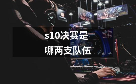 s10决赛是哪两支队伍-第1张-游戏信息-龙启网