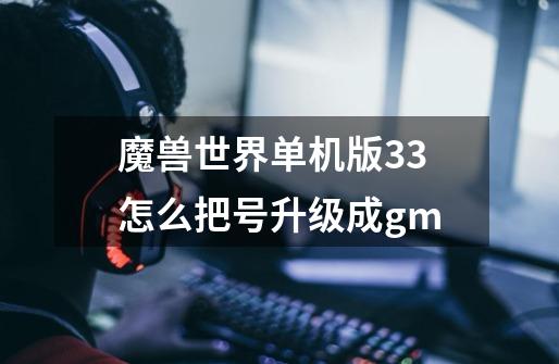 魔兽世界单机版3.3怎么把号升级成gm-第1张-游戏信息-龙启网
