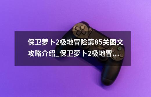 保卫萝卜2极地冒险第85关图文攻略介绍_保卫萝卜2极地冒险第85关图文攻略是什么-第1张-游戏信息-龙启网