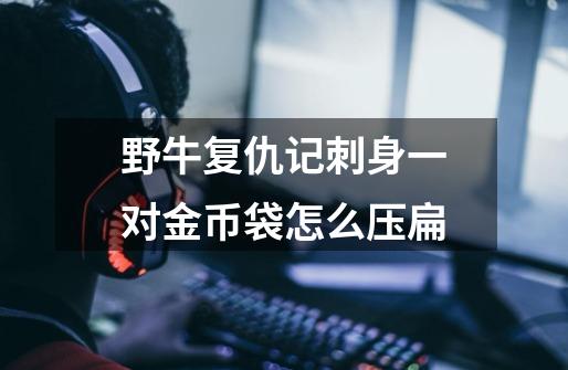 野牛复仇记刺身一对金币袋怎么压扁-第1张-游戏信息-龙启网