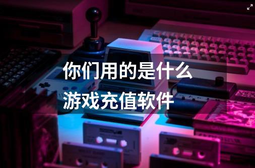 你们用的是什么游戏充值软件-第1张-游戏信息-龙启网