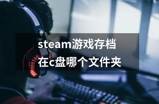 steam游戏存档在c盘哪个文件夹-第1张-游戏信息-龙启网