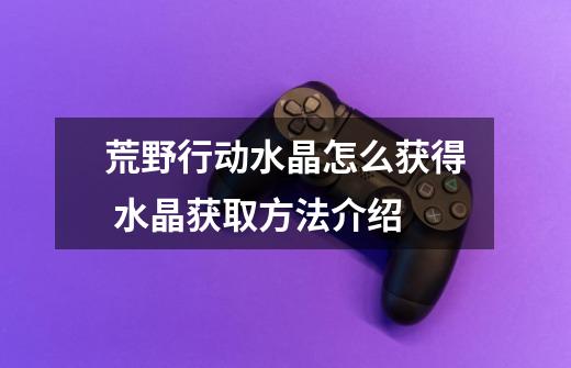 荒野行动水晶怎么获得 水晶获取方法介绍-第1张-游戏信息-龙启网