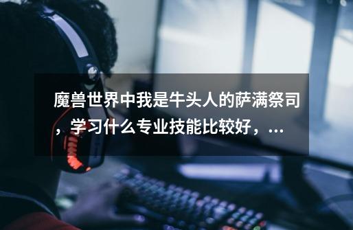 魔兽世界中我是牛头人的萨满祭司,学习什么专业技能比较好,我想战斗力较强,再问一下,专-第1张-游戏信息-龙启网