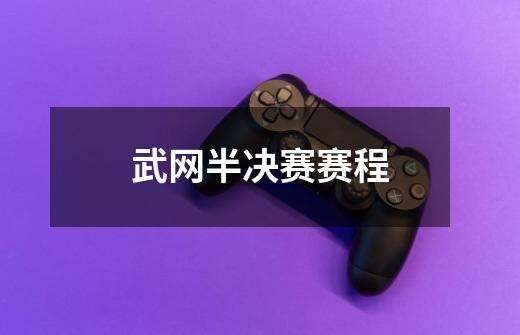 武网半决赛赛程-第1张-游戏信息-龙启网