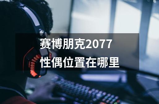 赛博朋克2077性偶位置在哪里-第1张-游戏信息-龙启网