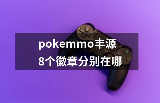 pokemmo丰源8个徽章分别在哪-第1张-游戏信息-龙启网