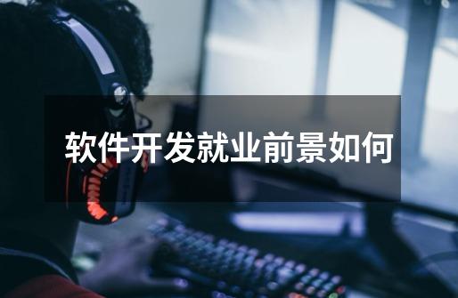 软件开发就业前景如何-第1张-游戏信息-龙启网