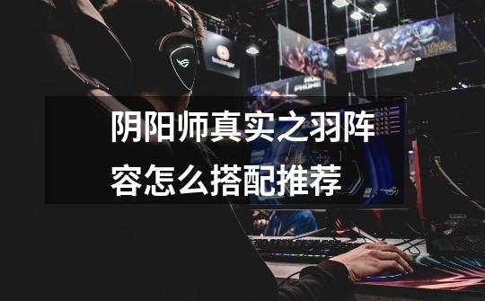 阴阳师真实之羽阵容怎么搭配推荐-第1张-游戏信息-龙启网