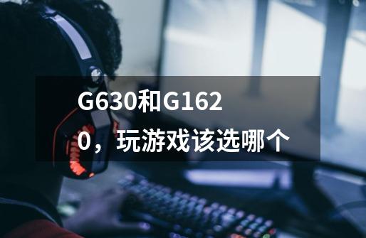G630和G1620，玩游戏该选哪个-第1张-游戏信息-龙启网