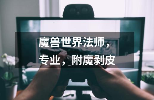 魔兽世界法师,专业,附魔+剥皮-第1张-游戏信息-龙启网