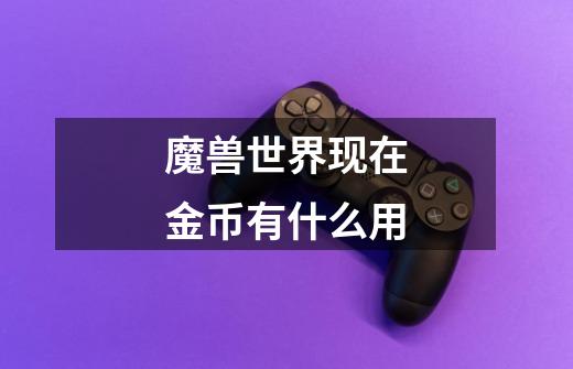 魔兽世界现在金币有什么用-第1张-游戏信息-龙启网