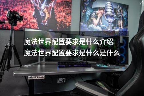 魔法世界配置要求是什么介绍_魔法世界配置要求是什么是什么-第1张-游戏信息-龙启网