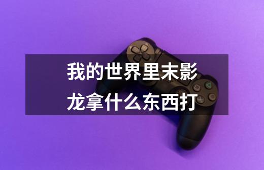 我的世界里末影龙拿什么东西打-第1张-游戏信息-龙启网