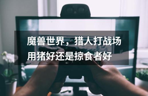 魔兽世界,猎人打战场用猪好还是掠食者好-第1张-游戏信息-龙启网