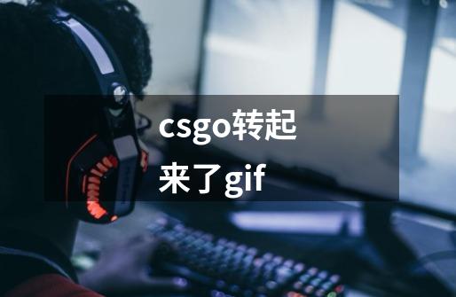 csgo转起来了gif-第1张-游戏信息-龙启网