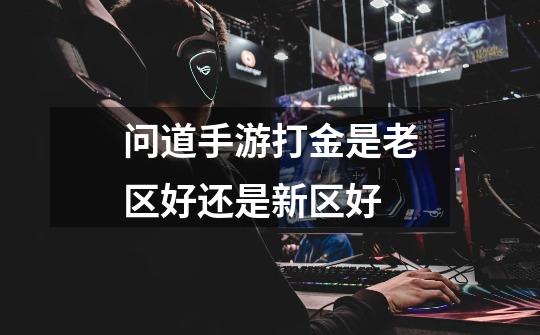 问道手游打金是老区好还是新区好-第1张-游戏信息-龙启网