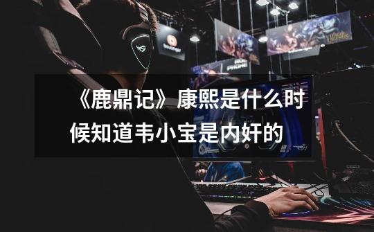 《鹿鼎记》康熙是什么时候知道韦小宝是内奸的-第1张-游戏信息-龙启网