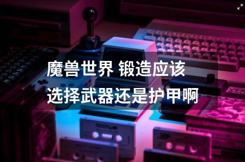 魔兽世界 锻造应该选择武器还是护甲啊-第1张-游戏信息-龙启网