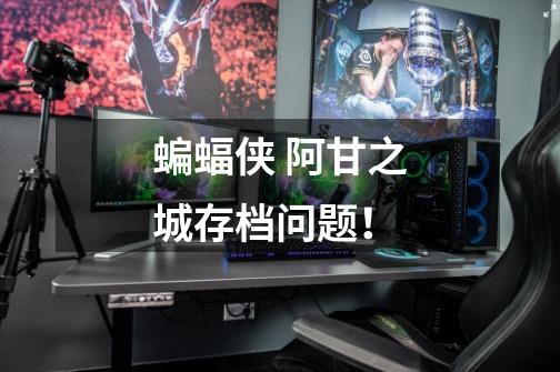 蝙蝠侠 阿甘之城存档问题！-第1张-游戏信息-龙启网