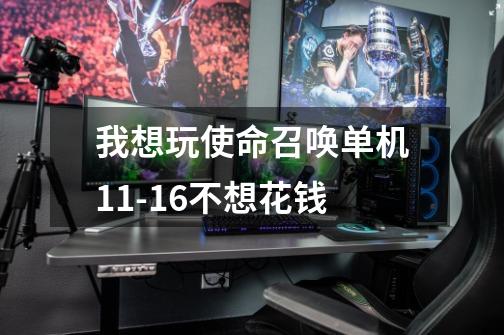 我想玩使命召唤单机11-16不想花钱-第1张-游戏信息-龙启网