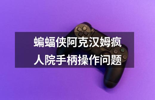 蝙蝠侠阿克汉姆疯人院手柄操作问题-第1张-游戏信息-龙启网
