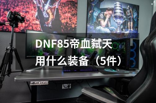DNF85帝血弑天用什么装备(5件)-第1张-游戏信息-龙启网