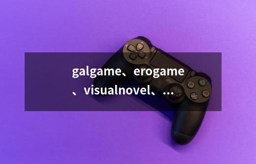 galgame、erogame、visualnovel、黄油,这些概念的起源和差异是什么-第1张-游戏信息-龙启网