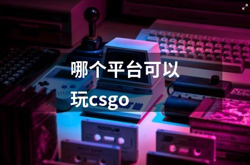 哪个平台可以玩csgo-第1张-游戏信息-龙启网