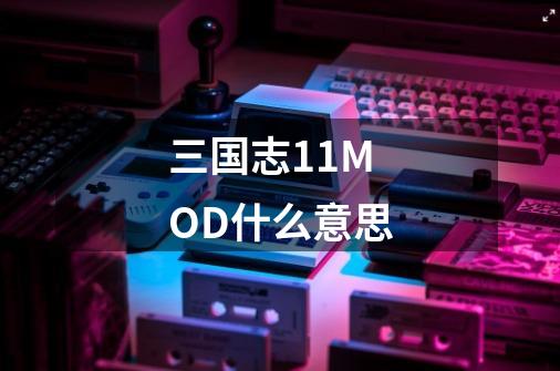 三国志11MOD什么意思-第1张-游戏信息-龙启网