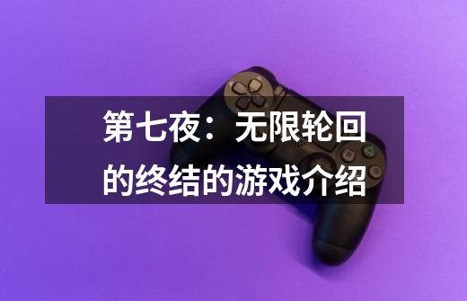 第七夜:无限轮回的终结的游戏介绍-第1张-游戏信息-龙启网