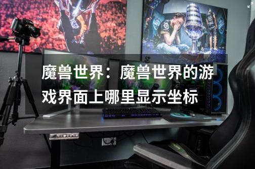 魔兽世界：魔兽世界的游戏界面上哪里显示坐标-第1张-游戏信息-龙启网